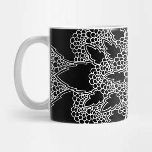 Bloom Black and White Mug